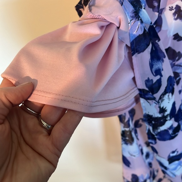 Pinkblush chiffon floor length dress - Picture 6 of 6